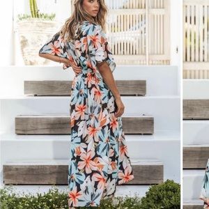 CupShe Floral Maxi Dress